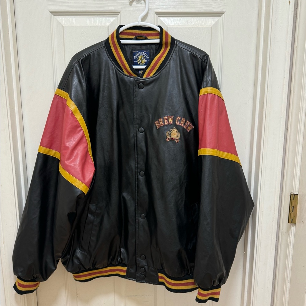 Steve & Barry's Brew Beer  Crew Official Taste Tester Varsity Jacket  XXL